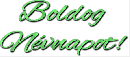 Alex brush neon zld boldog nvnapot felirat