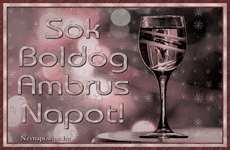 Az Ambrus nv jelentse s eredete, Ambrus nvnapok s nvre szl kpeslap Ambrus nvnapra.